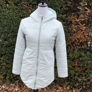 The North Face Girls Jacket Pale Blue Double Sided